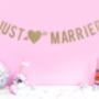 Just Married Wedding Banner, thumbnail 2 of 3