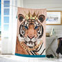 Tiger Velour 75x150cm Cotton Beach Towels, thumbnail 1 of 2