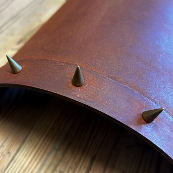 Corten Steel Curved Wall Light Surrounds Kastali, 10 of 11