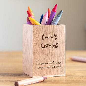 Personalised Childrens Crayon Pot, 2 of 3