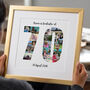 Personalised 70th Birthday Photo Collage, thumbnail 1 of 8