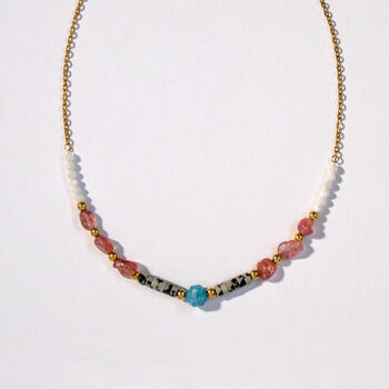 Spotted Bead And Chain Necklace, 3 of 4