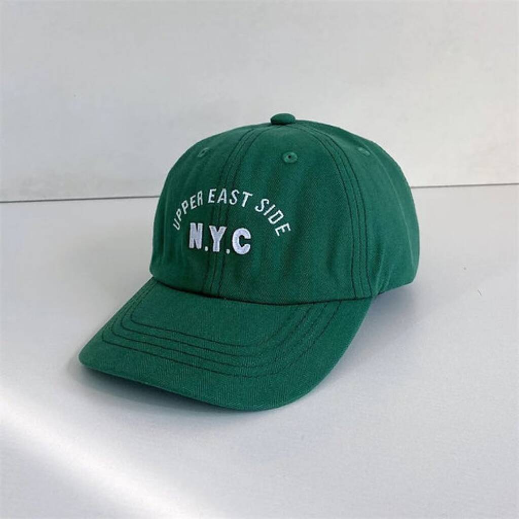 Green Baseball Cap By Kanstinator and Bear | notonthehighstreet.com