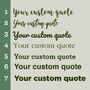 Personalised Quality Typography Print Posters, thumbnail 7 of 8