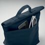 Recycled Cotton Rolltop Cooler Bag, thumbnail 4 of 12