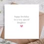 Happy Birthday Card For Daughter | Best Daughter, thumbnail 1 of 3
