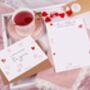Heart Personalised Love Letter With Heart Confetti, thumbnail 2 of 3