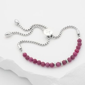 July Birthstone Ruby Bracelet, 6 of 7