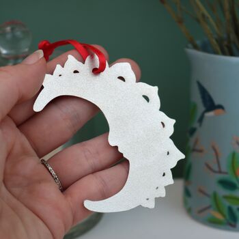Bohemian Moon Hanging Christmas Decoration, 3 of 6