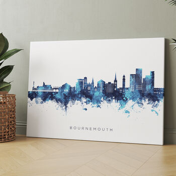 Bournemouth City Skyline Art Print, 7 of 12