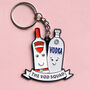 'The Vod Squad' Vodka Friendship Keyring, thumbnail 5 of 6