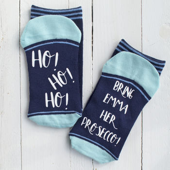 Ho Ho Ho Prosecco Socks, 2 of 2