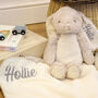 Personalised Rabbit And Matching Blanket Soft Toy, thumbnail 8 of 12