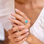 Sterling Silver Turquoise Ring, thumbnail 4 of 7