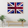 Union Jack Coronation British Flag Painting Art Print, thumbnail 2 of 4