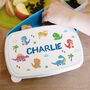 Personalised Dinosaur Lunch Box, thumbnail 4 of 8
