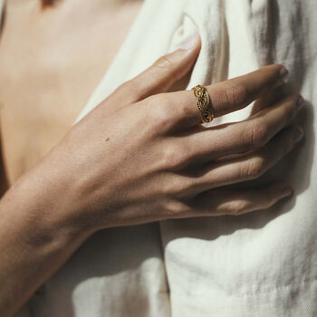 Chunky Braided Open Ring, 12 of 12