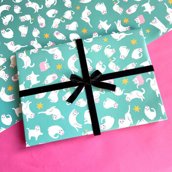 Christmas Wrapping Paper Mix And Match Designs, 6 of 10