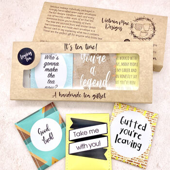 Leaving Present: 'Sorry You're Leaving' Tea Gift Set, 8 of 12