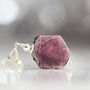Raw Ruby Necklace, thumbnail 3 of 7