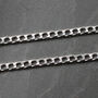 Men's Sterling Silver Curb Chain Necklace, thumbnail 2 of 3