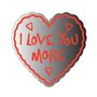 I Love You More Heart Shaped Mirror, thumbnail 7 of 9
