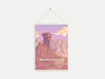 Theodore Roosevelt National Park Travel Poster Print, 6 of 8