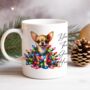 Personalised Chihuahua In Christmas Lights, thumbnail 7 of 10