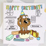 Birthday Freak Out 30th 40th 50th Card, thumbnail 1 of 7