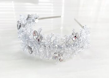 Silver Crystal Headband, 2 of 3