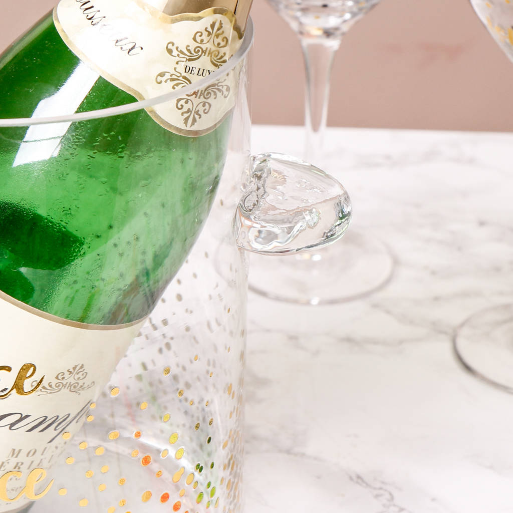 Luxury Gold Champagne Ice Bucket By Dibor