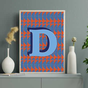 Personalised Letter Wall Print, 7 of 12