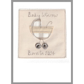 Personalised New Baby Girl Card, 2 of 12