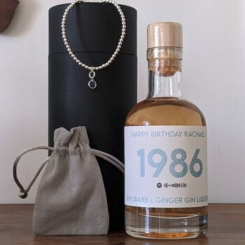 Personalised Special Year Gin, Music And Gems Giftset, 10 of 12