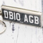 Personalised Car Number Plate Keyring, thumbnail 1 of 4