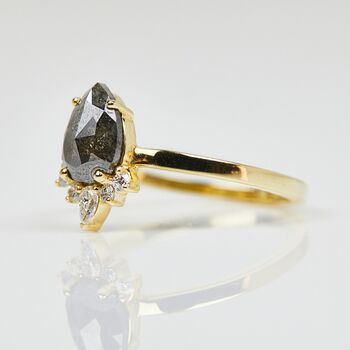 14ct Gold One Of A Kind Diamond Engagement Ring, 3 of 7