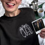 Your Photo Embroidered Sweatshirt, thumbnail 2 of 3