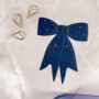 Navy And Gold Bow Shaped Place Names, thumbnail 3 of 7