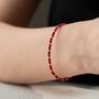 Natural Coral Beaded Bracelet, thumbnail 4 of 8
