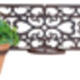 51cm Heavy Cast Iron Flowerpot Holder For Flower Pots Wall Mounted, thumbnail 1 of 4