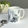 Autumn Leaves Handmade Print Personalised Mug, thumbnail 5 of 12