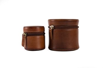 Monogram Leather Travel Case Set, More Styles, 12 of 12