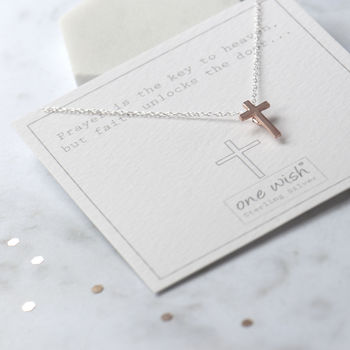 Cross Sterling Silver Necklace, 4 of 11