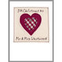 Personalised Heart Christmas Card For Her, Wife, Girlfriend, thumbnail 2 of 12