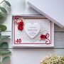 Handmade Ruby Wedding Anniversary Card, thumbnail 1 of 7