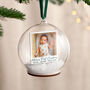 First Christmas Photo Memory Bauble, thumbnail 1 of 4