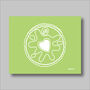 Custard Cream, Jammie Dodger, Bourbon And Digestive Biscuits Set Of Four Green Prints, thumbnail 2 of 10