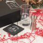 Christmas Spirit Highball Glass And Gift Boxed Set, thumbnail 5 of 9