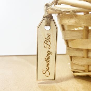 Wooden Wedding Tags – Something Old And New, 4 of 6
