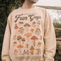 Fun Guys Men's Mushroom Guide Sweatshirt, thumbnail 1 of 5
